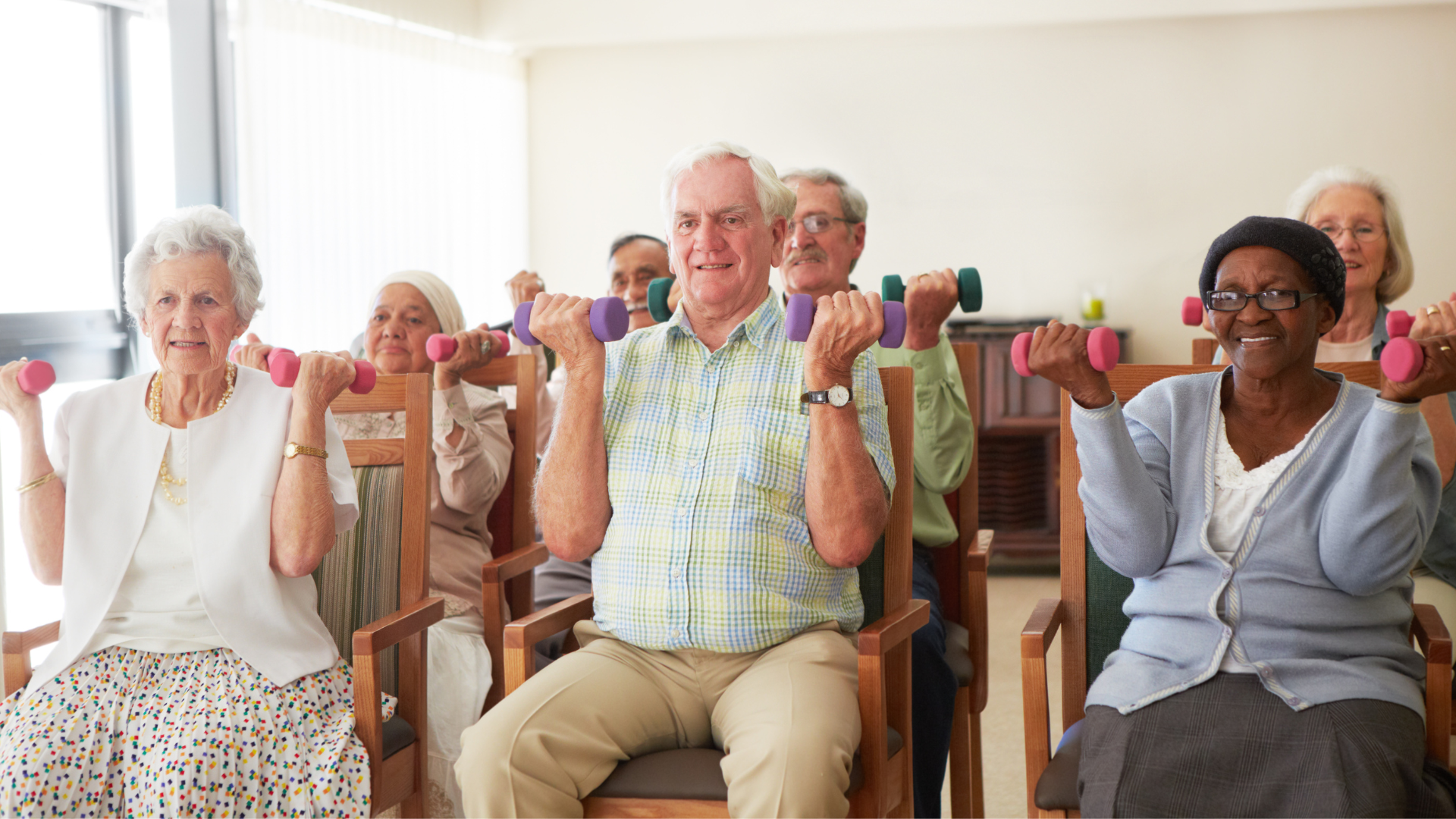 Yoga sur chaise centre communautaire Vers Vous.